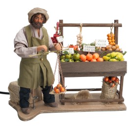 Fruit seller series 25 cm in motion