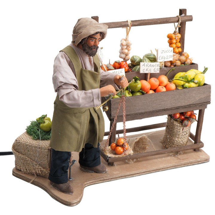 Fruttivendolo serie 25 cm in movimento