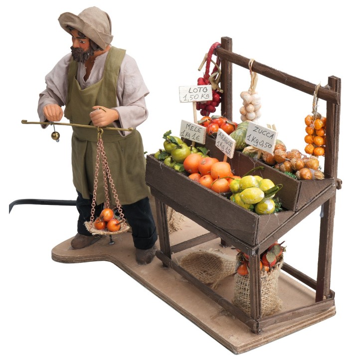 Fruttivendolo serie 25 cm in movimento