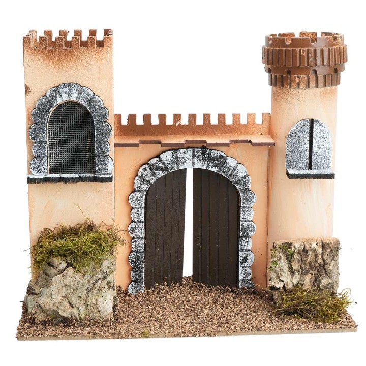 Castello presepe cm 26x14x22,5 h