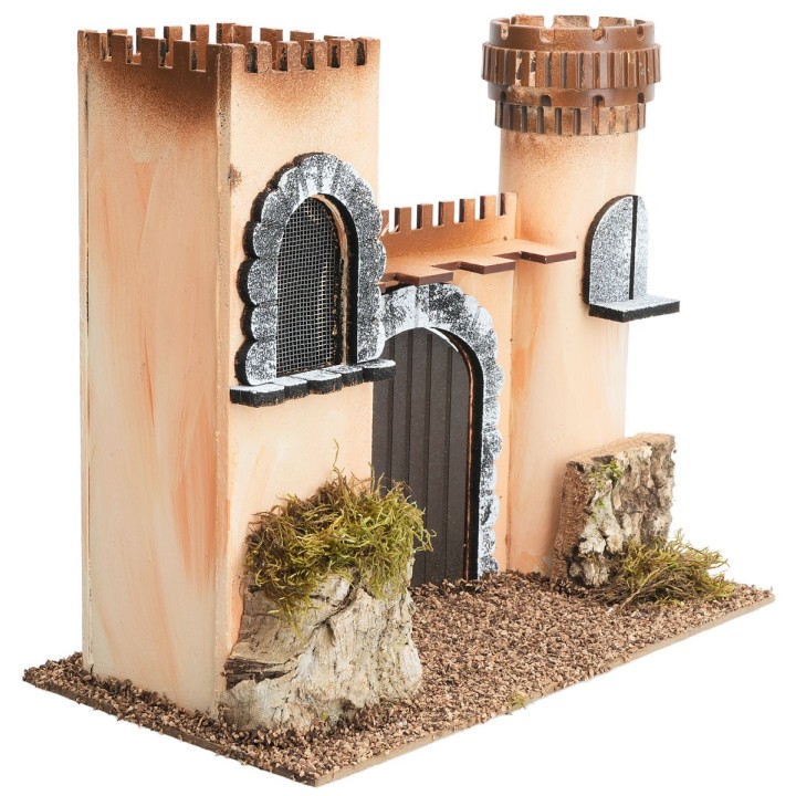 Castello presepe cm 26x14x22,5 h