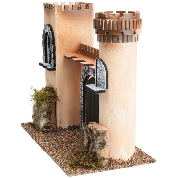 Castillo pesebre cm 26x14x22,5 h