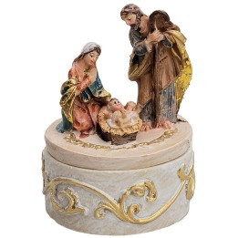 Cofanetto Natività in resina 4 cm