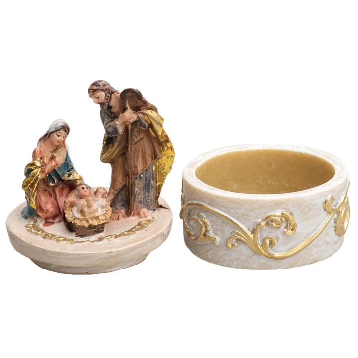 Cofanetto Natività in resina 4 cm