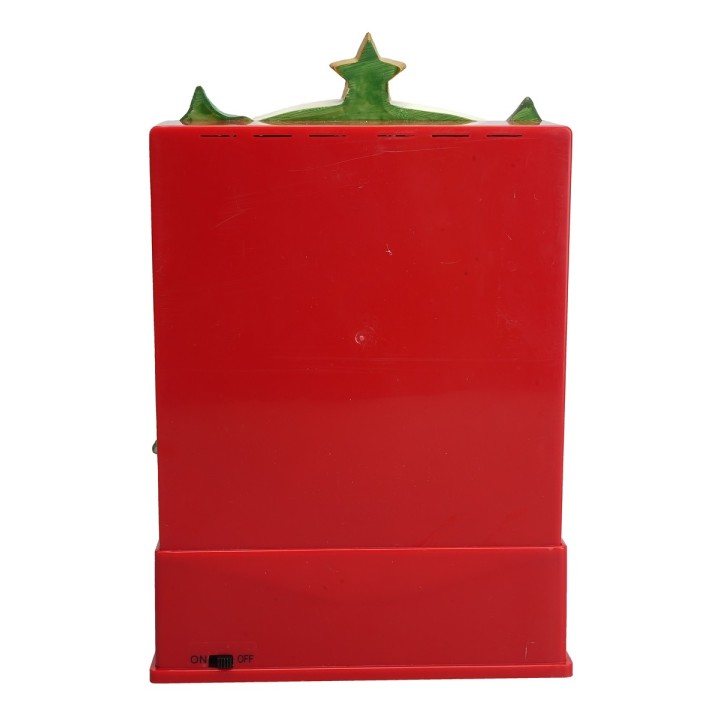 Scenario cielo stellato Babbo natale funzionante a batterie cm