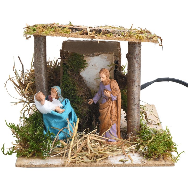 Natividad serie cm 10 en movimiento pesebre