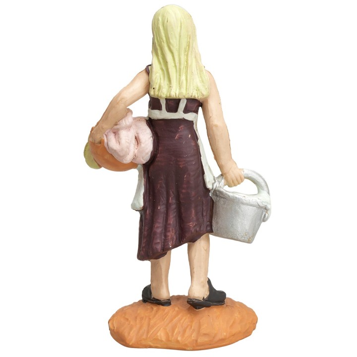 Laundress with laundry basket 9 cm Oliver