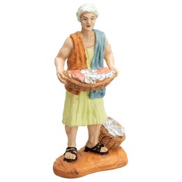 Vendedor de pescado con cesta 9 cm Oliver