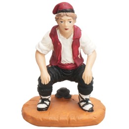Hombre que hace sus necesidades serie 9 cm Oliver