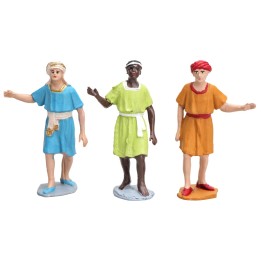 Set of three 8 cm series Oliver figurines