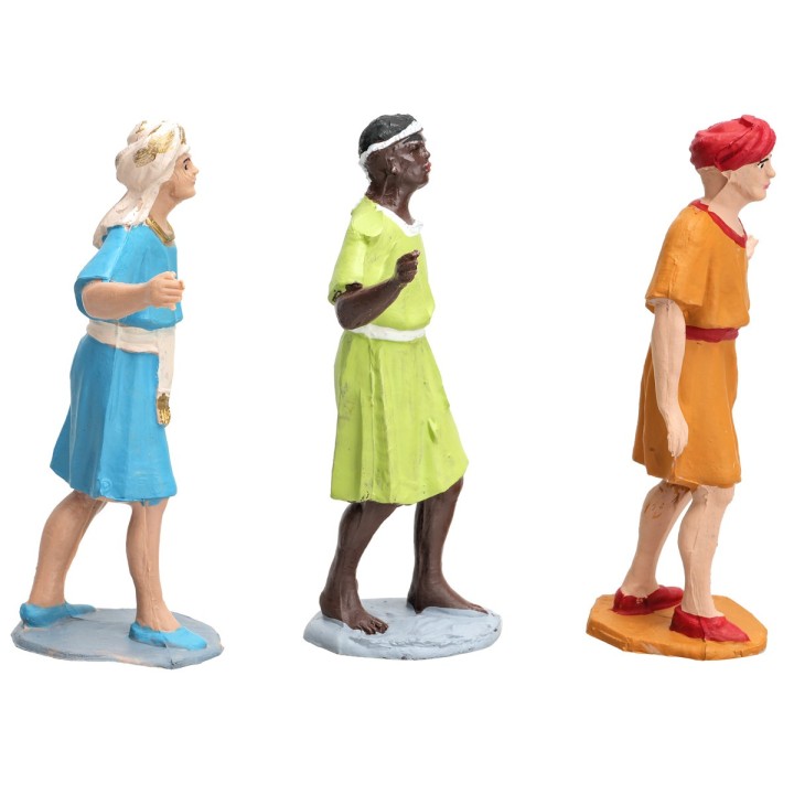 Set tre statuine serie 8 cm Oliver