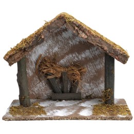 Nativity Hut cm 25x13x20 h