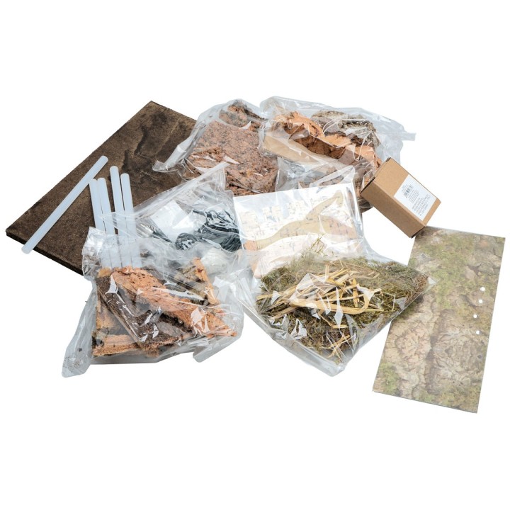 Kit presepe fai da te completo di Natività e luci cm 33x18x25 h
