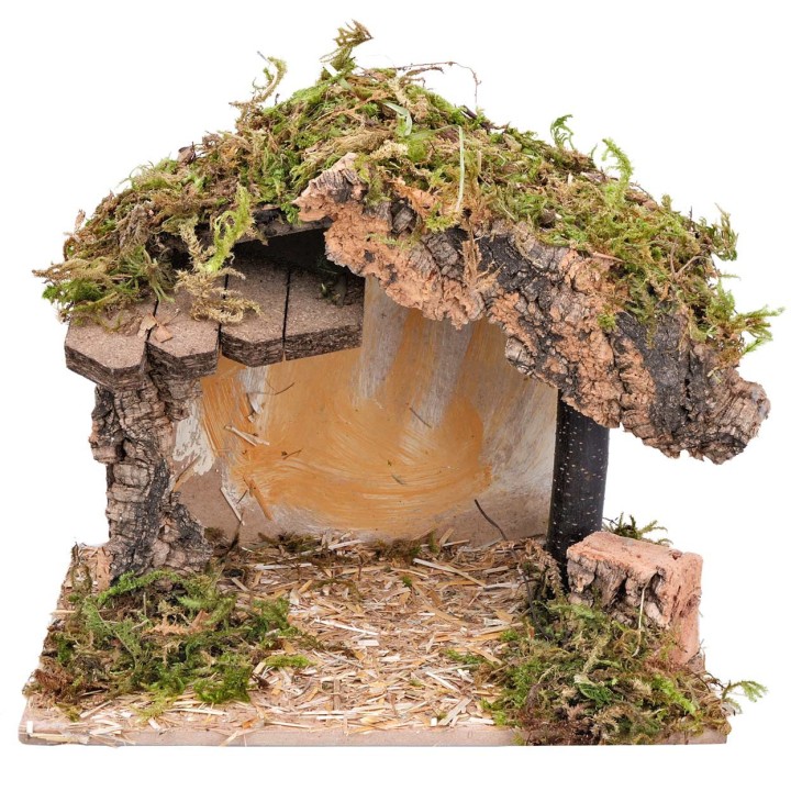 Capanna con tettoia laterale cm 23,5x14,5x20 h