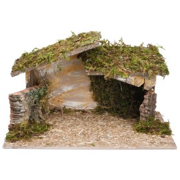 Hut with irregular roof 40x23x23 cm h