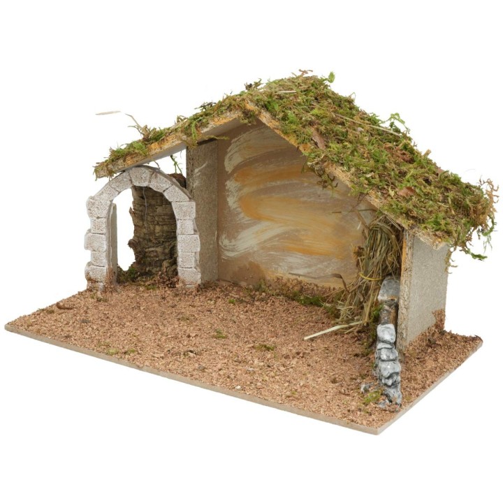 Establo con puerta de arco cm 40X23X24 h