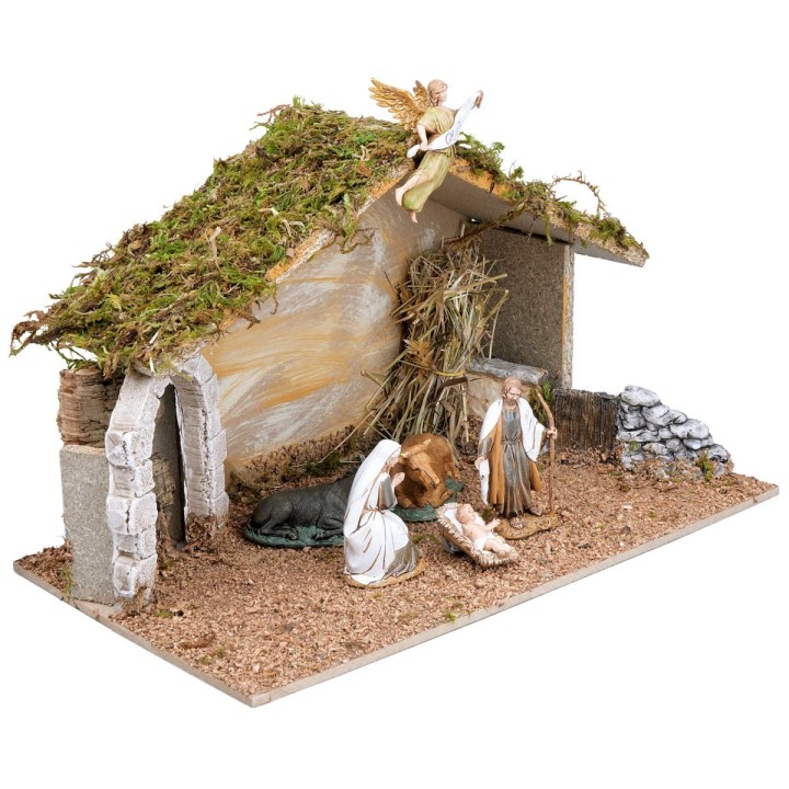 Hut with arched doorway complete with Landi Cost. 