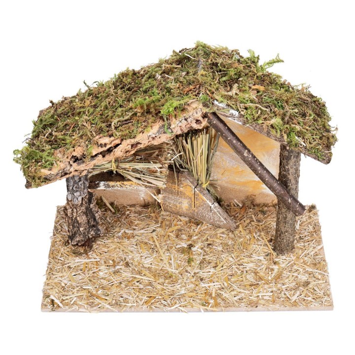 Cabaña con ventana de 31x17x23 cm h