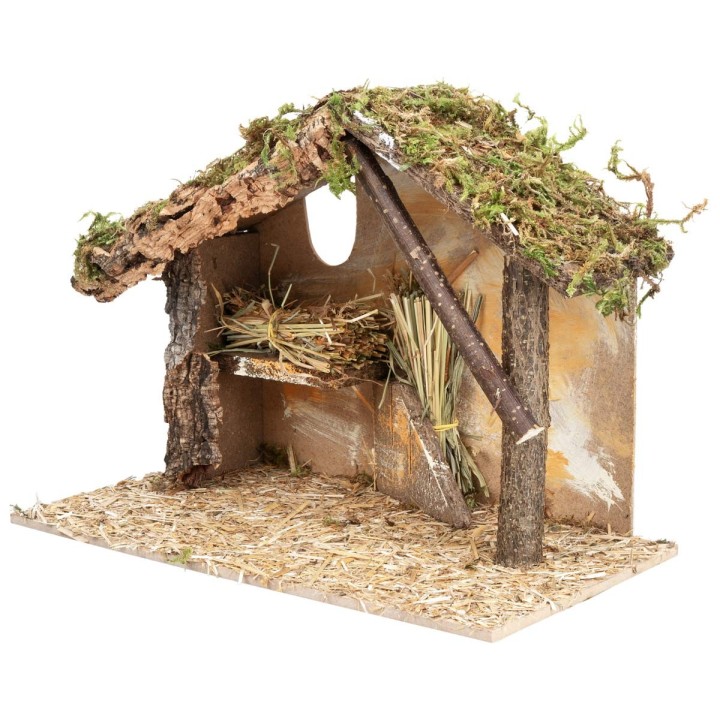 Cabaña con ventana de 31x17x23 cm h