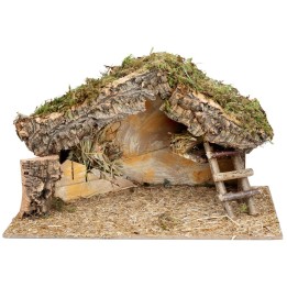 Hut with side ladder cm 40x23x24 h