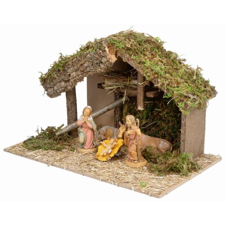 Cabaña con plataforma central completa con estatuas Lux cm