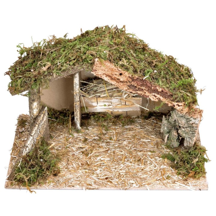 Capanna con mangiatoia cm 40x23x24 h