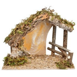 Hut with fence cm 31.5x17x23 h