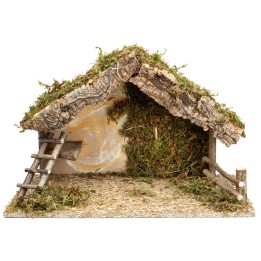 Hut with ladder cm 50x28x32 h