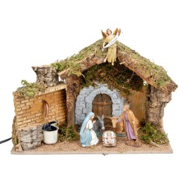 Stable with gate and working fountain complete with Landi