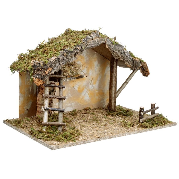 Cabaña con techo inclinado cm 60x35x35 h