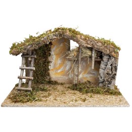 Cabaña con ranura central de 60x34,5x35 cm h