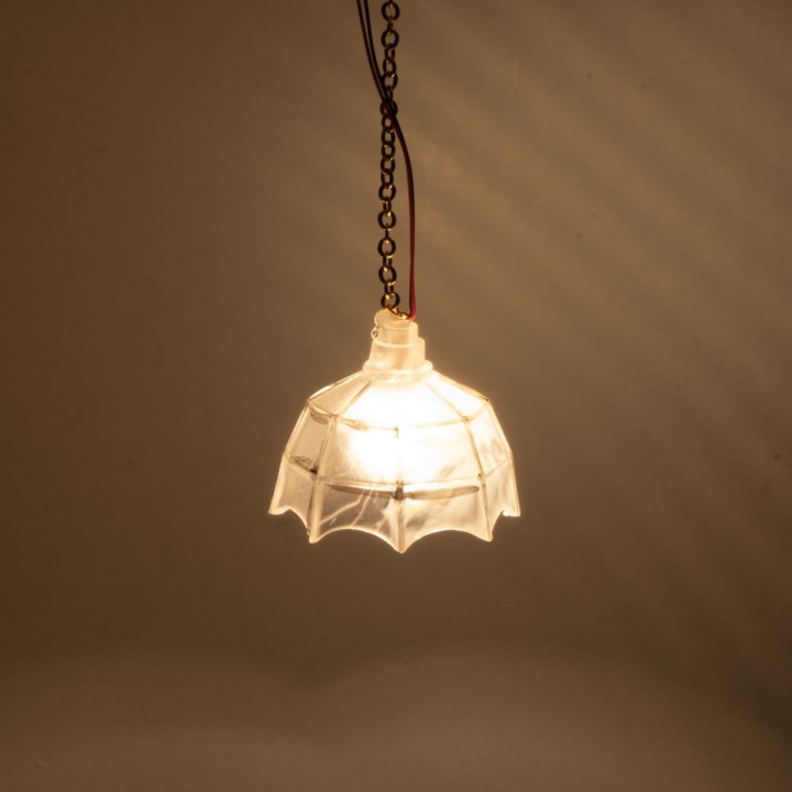 Lampadario a soffitto con microlampada Ø 3,7 cm 12v