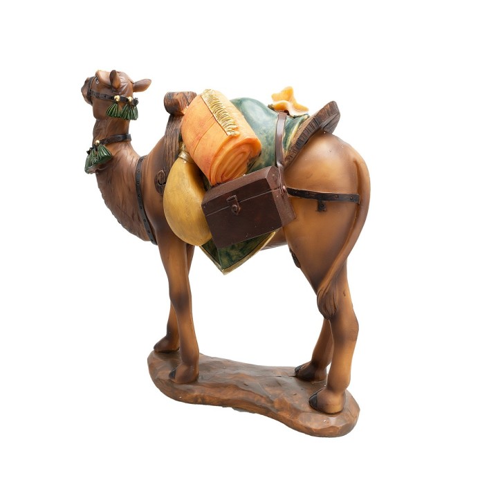 Dromedary with saddle in resin 22 cm