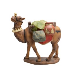 Standing dromedary 21 cm in resin