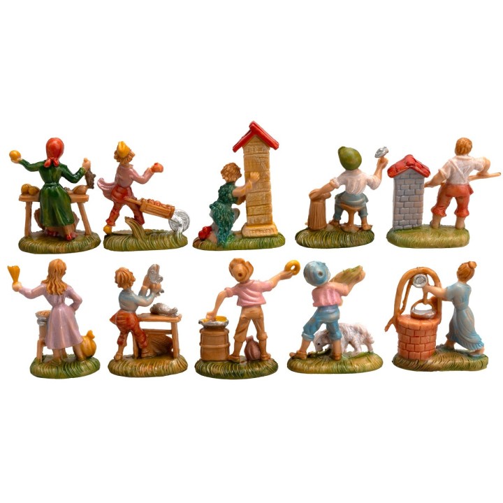 Set 10 oficios serie 4 cm Euromarchi