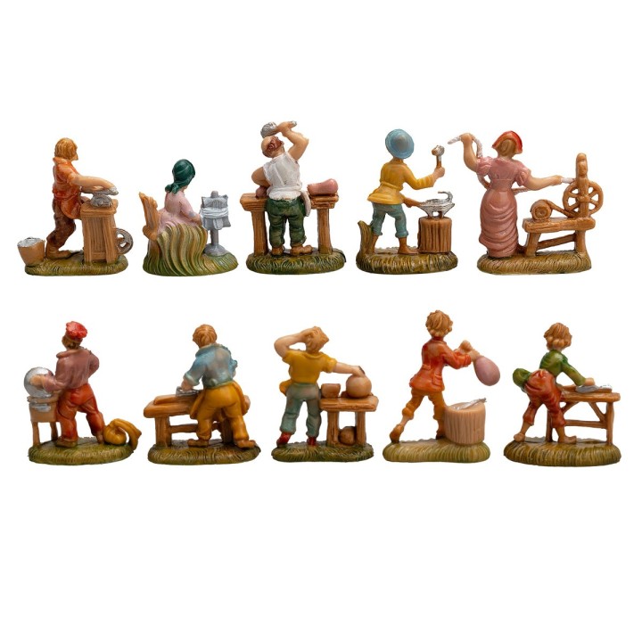 Set de 10 figuras serie 4 cm Euromarchi