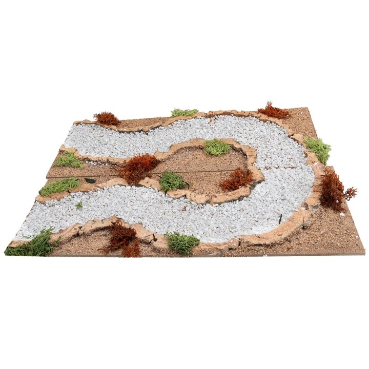 Right curve road cm 13x33x1 h