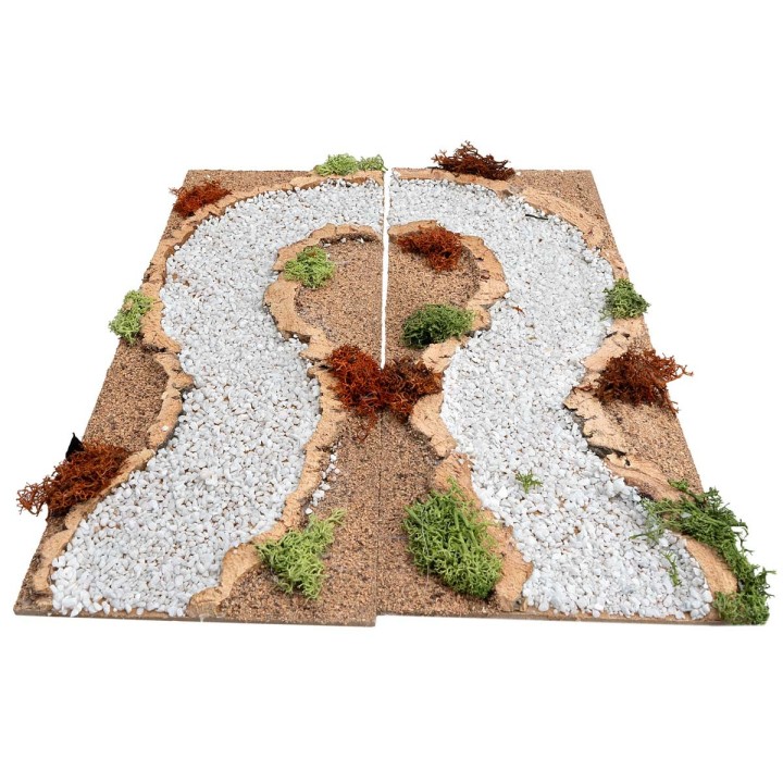 Carretera curva a la izquierda cm 13x33x1 h