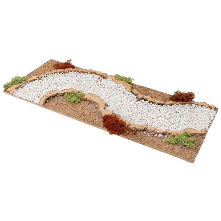 Left curve road cm 13x33x1 h
