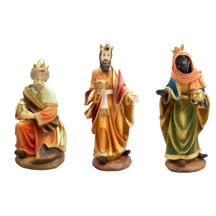 Set Tre Re Magi in resina serie 40 cm