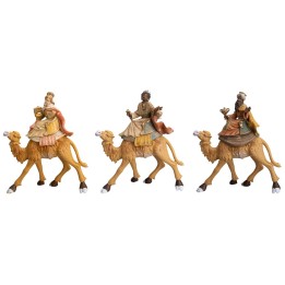 Tre Re Magi a cammello in Lux serie 20 cm Euromarchi