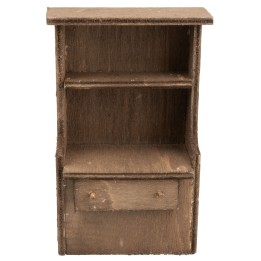 Wooden cabinet cm 7.4x4x12.5 h