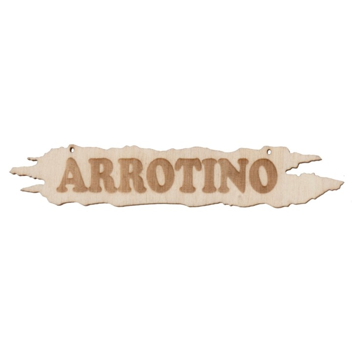 Nativity scene wooden sign 9.9x1.8 cm h available with writing: