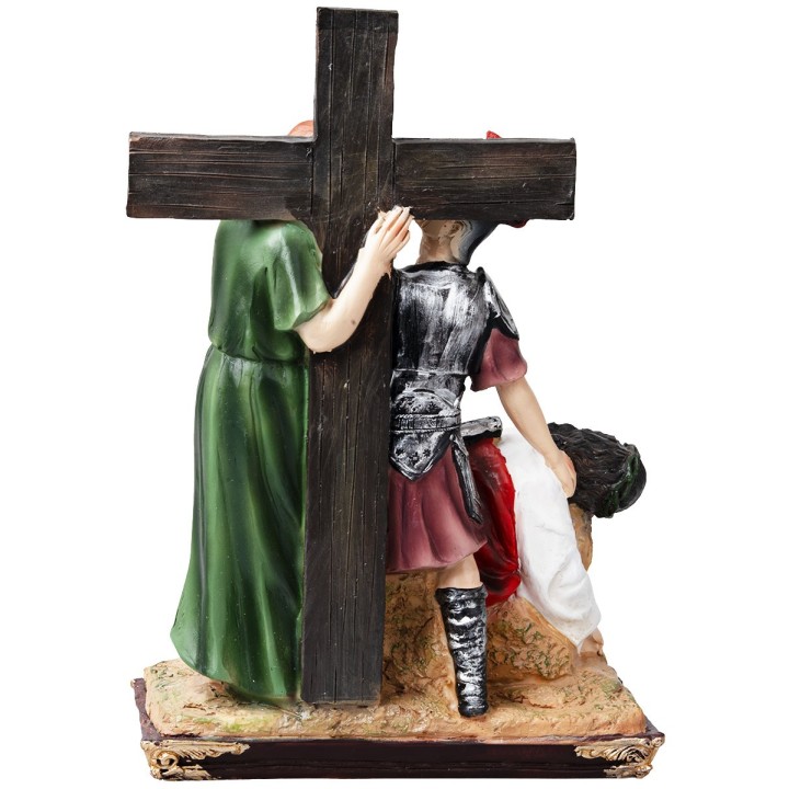 Statue in resina 15 stazioni Via Crucis 20 cm
