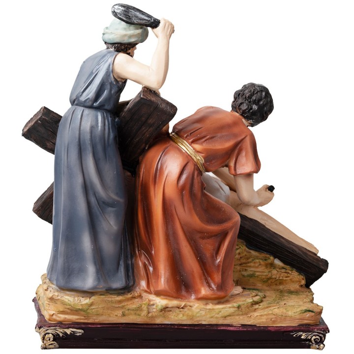 Statue in resina 15 stazioni Via Crucis 20 cm