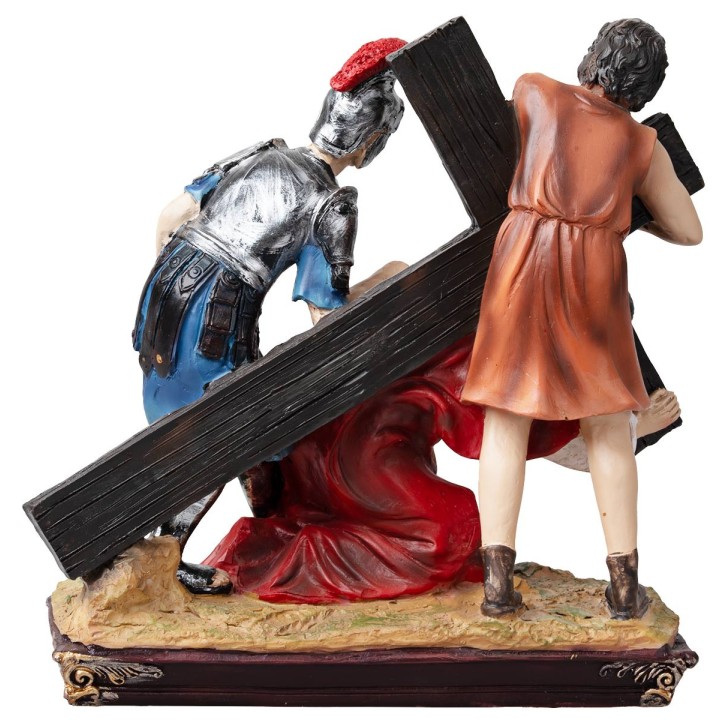 Estatuas en resina 15 estaciones Via Crucis 20 cm