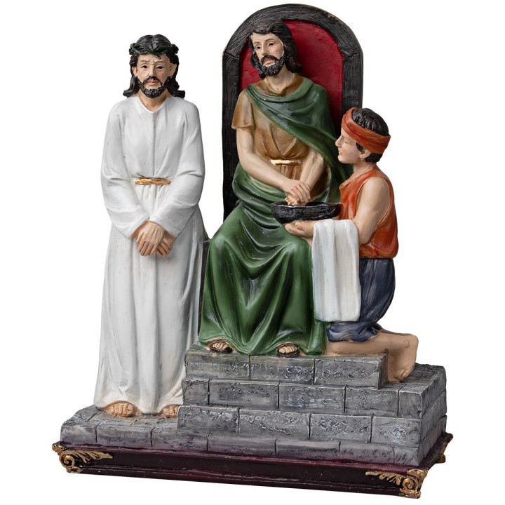 Estatuas en resina 15 estaciones Via Crucis 20 cm