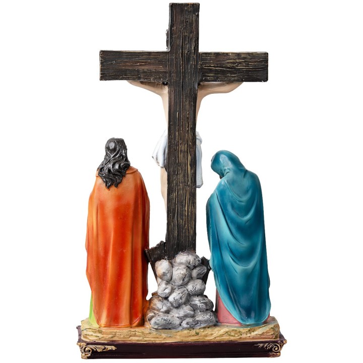Statue in resina 15 stazioni Via Crucis 20 cm