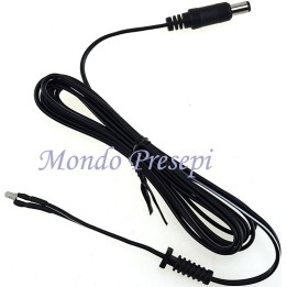 Led fuoco rosso Ø 3 mm con spinotto
