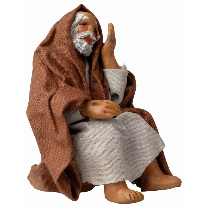 Seated shepherd resting 12 cm series